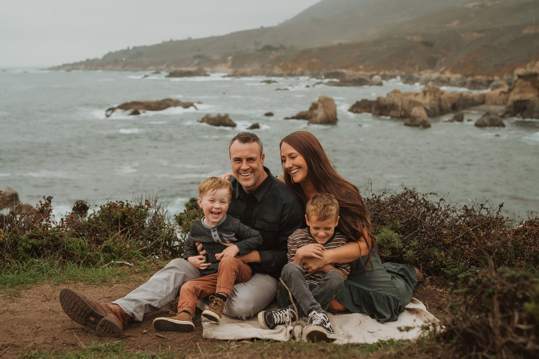 Big Sur Family photoshoot with Santa Cruz based photographer
