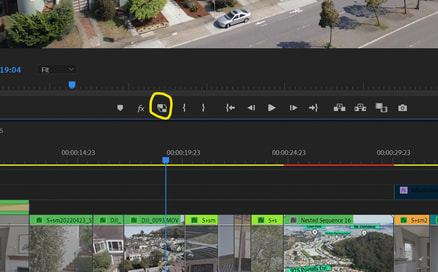 Proxy file toggle in Adobe Premiere Pro real estate listing video.