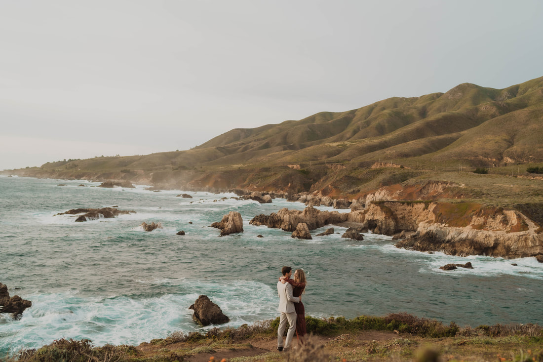 Engagement session at Garrapata State Park in Big Sur